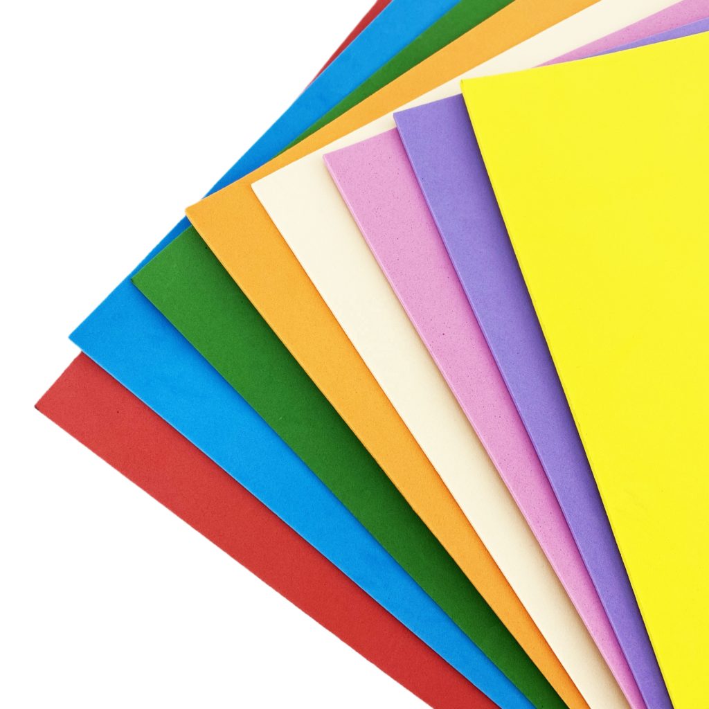 Multi color a4 papers office supplies